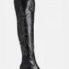 Adika Parton Embroidered Faux Leather Boots