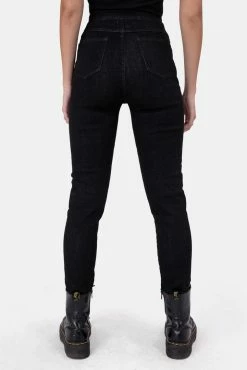 Adika OUTLET Minxy Lace-Up Detail Jeans | SKINNY