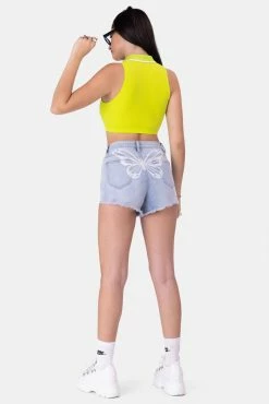 Adika Pillar Denim Shorts