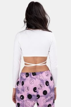 Buy ๐ฏ Adika OUTLET Sassy Wrap Crop Top ๐ 8 Adika OUTLET Sassy Wrap Crop Top