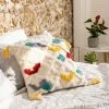 Adika Bunty Tufted Square Pillow Cover Home