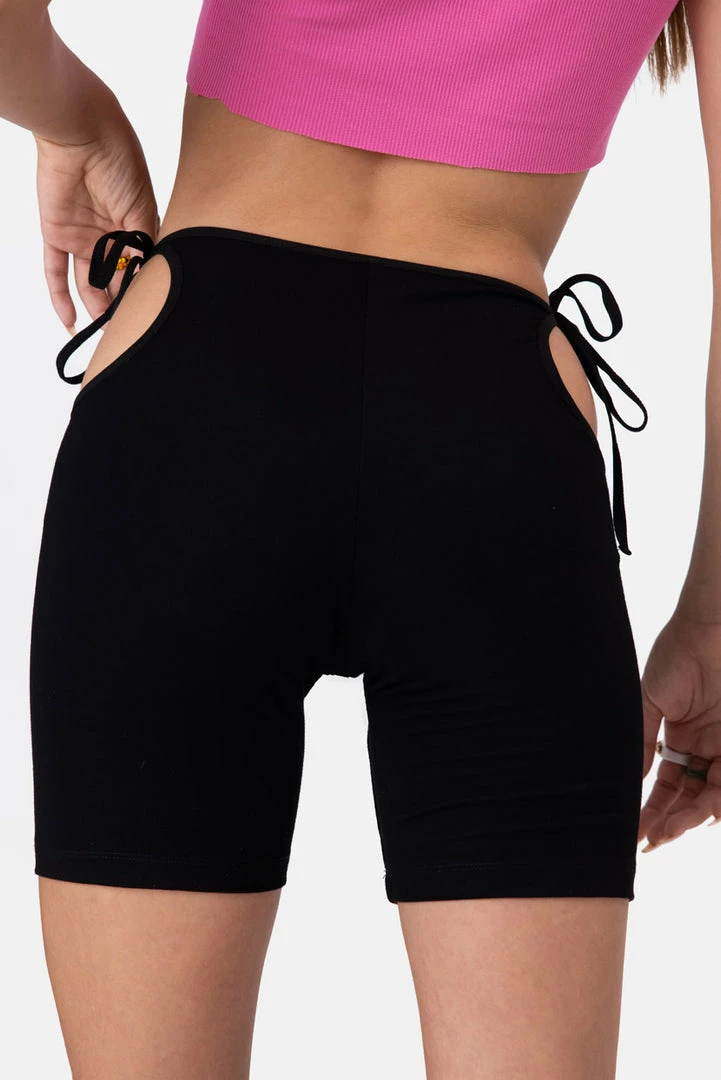 Coupon ๐ Adika Beans Side-Tie Biker Shorts โญ 4 Adika Beans Side-Tie Biker Shorts
