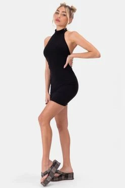 Adika Styles Halter Mini Dress Clothing