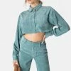 Adika OUTLET Fresco Cropped Corduroy Shirt