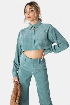 Adika OUTLET Fresco Cropped Corduroy Shirt