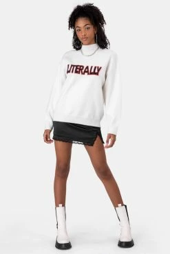 Adika LITERALLY High Collar Sweater OUTLET