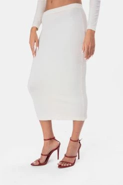Adika Williamson Knitted Midi Skirt Clothing