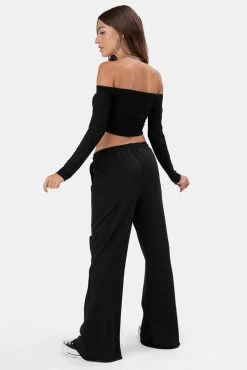Cheap ✔️ Adika OUTLET Inka Ribbed Off-Shoulder Top 😉 8 Adika OUTLET Inka Ribbed Off-Shoulder Top