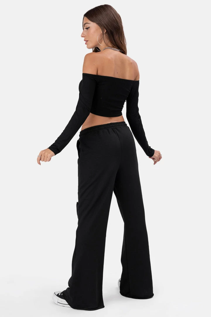 Cheap ✔️ Adika OUTLET Inka Ribbed Off-Shoulder Top 😉 4 Adika OUTLET Inka Ribbed Off-Shoulder Top