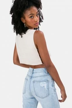 Discount ๐คฉ Adika DESTRUCTIVE Chain Detail Crop Top OUTLET ๐ 8 Adika DESTRUCTIVE Chain Detail Crop Top OUTLET