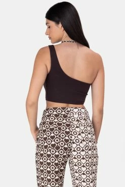 Adika Venus One-Shoulder Crop Top Y2K Fever