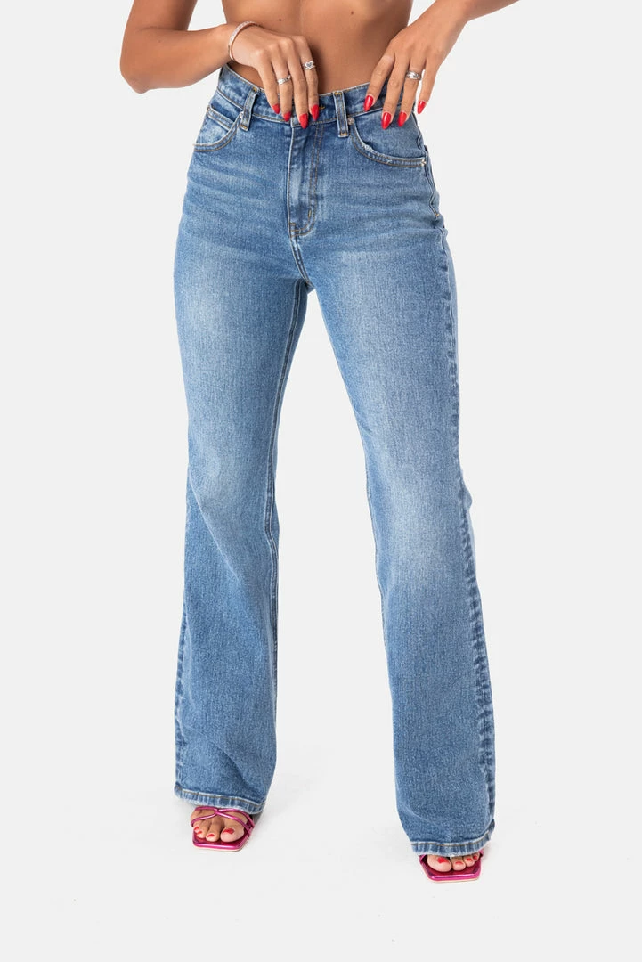 Wholesale ๐งจ Adika Hortie High-Waisted ๐ Jeans | FLARE ๐ 3 Adika Hortie High-Waisted Jeans | FLARE