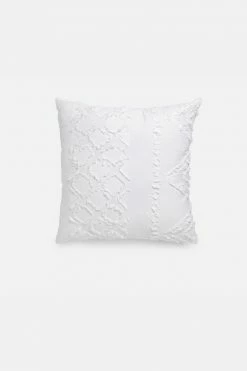 Adika Bailey Fringed Square Pillow Cover Home