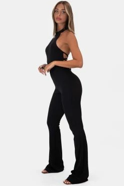 Adika Jarvis Halter Flared Jumpsuit