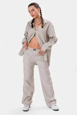 Adika Colburn Pinstripe Wide Pants