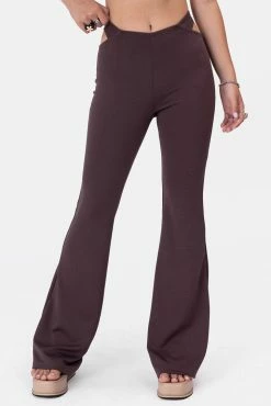 Adika Clothing Lion Cut-Out Flared Pants