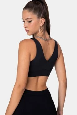 Best Sale 🤩 Adika REEBOK // Beyond The Sweat Cut-Out Crop Top 🔥 9 Adika REEBOK // Beyond The Sweat Cut-Out Crop Top