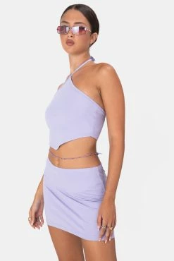 Adika Connery Halter Crop Top Clothing