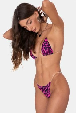 Adika OUTLET Wild-Love Bikini Top With Clear Straps