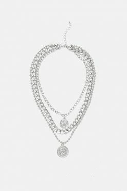 Adika Accessories Rufus Layered Medallion Necklace