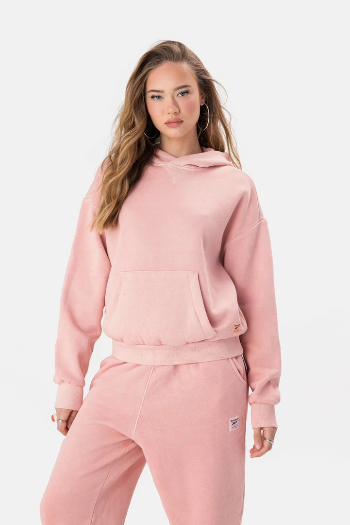 Cheap 🔔 Adika Tops REEBOK // Classics Organic Cotton Fleece Hoodie 👏 3 Adika Tops REEBOK // Classics Organic Cotton Fleece Hoodie