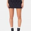 Adika Clothing ADK Quilted Mini Skirt