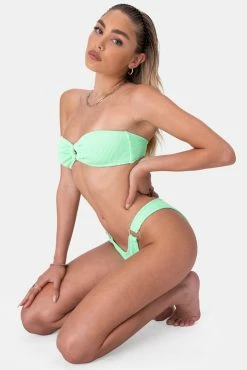 Adika Shirred Strapless Bandeau Bikini Top OUTLET