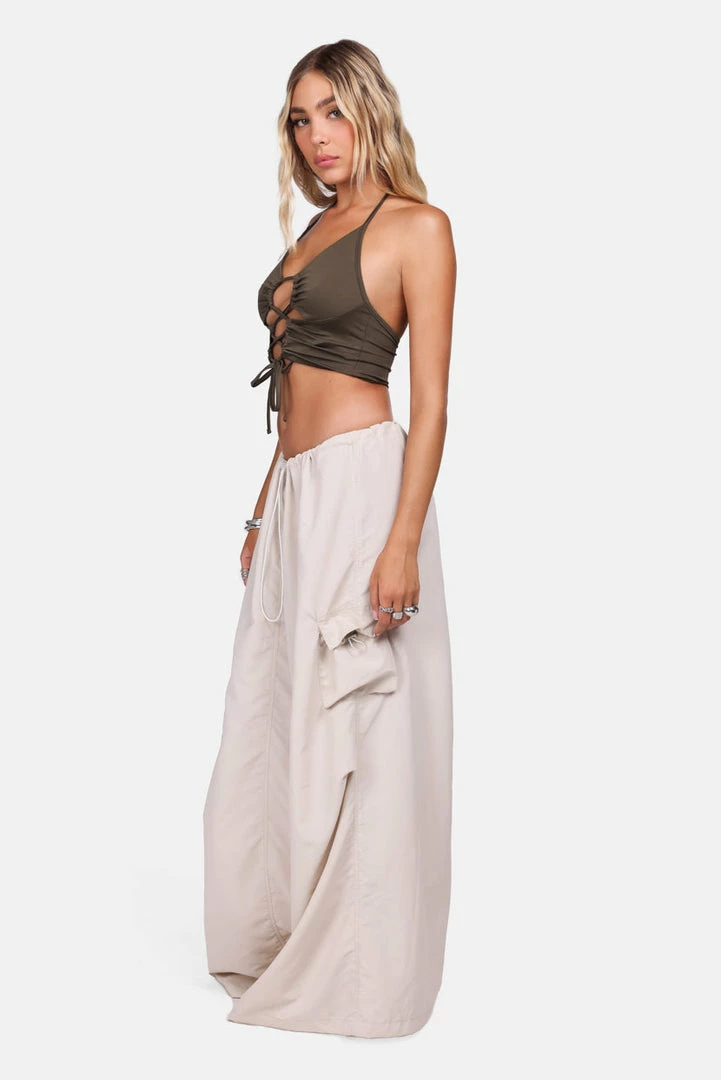 Deals ❤️ Adika Norman Cord Elastic Cargo Maxi 👗 Skirt ❤️ 3 Adika Norman Cord Elastic Cargo Maxi Skirt