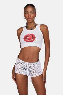 Adika Lost In Paradise Crochet Shorts