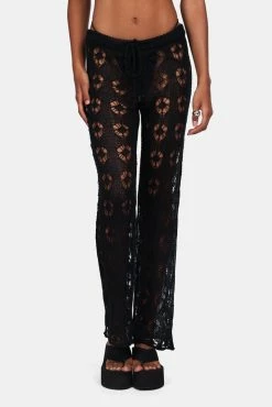 Adika New Under The Palms Flower Crochet Pants