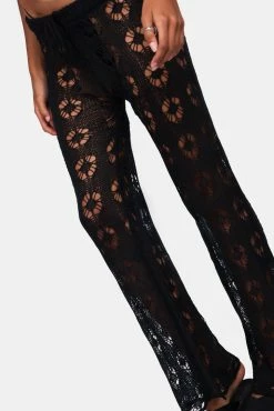 Adika New Under The Palms Flower Crochet Pants