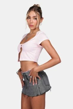 Best reviews of ๐ Adika Hit The Road Low-Rise Denim ๐ Skirt New โ๏ธ 8 Adika Hit The Road Low-Rise Denim Skirt New