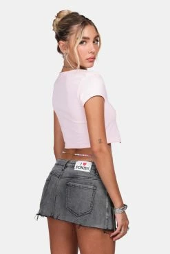 Best reviews of ๐ Adika Hit The Road Low-Rise Denim ๐ Skirt New โ๏ธ 9 Adika Hit The Road Low-Rise Denim Skirt New