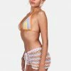 Adika Beach Hangs Striped Crochet Shorts New