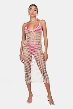 Adika New Free Spirit Crochet Midi Dress