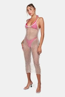 Adika New Free Spirit Crochet Midi Dress