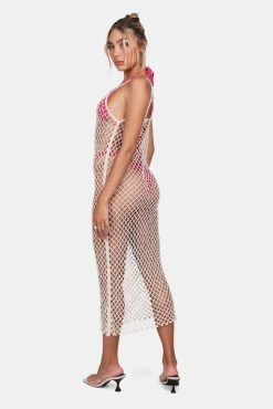 Adika New Free Spirit Crochet Midi Dress