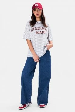 Adika Clothing LITTLE HAVANA Oversized Striped Tee