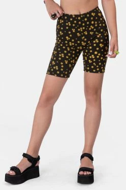 Adika OUTLET Flourishes Printed Biker Shorts