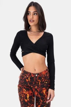 Adika OUTLET Nyx Wrap Crop Top