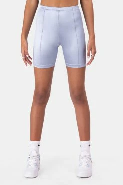 Adika Cyrus Metallic Biker Shorts