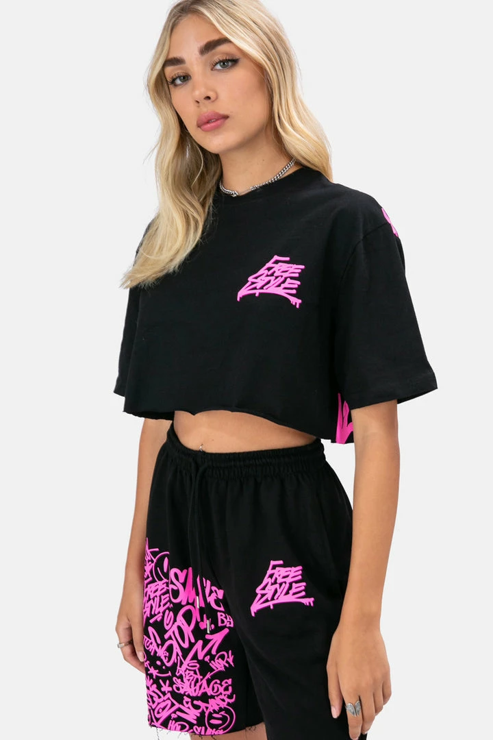 Discount 🎁 Adika Basquia Crop Tee 🤩 2 Adika Basquia Crop Tee