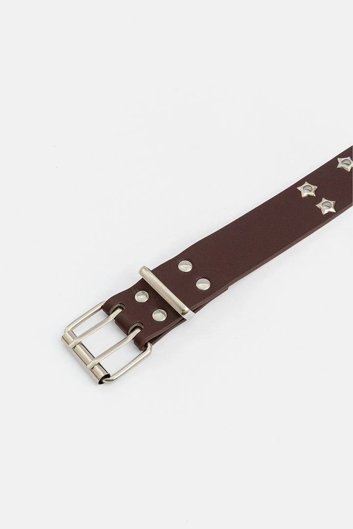 Brand new 🛒 Adika Accessories Silver-Star Studded Belt 🛒 2 Adika Accessories Silver-Star Studded Belt