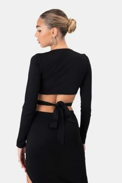 Adika OUTLET Anthony Tie-Waist Crop Top