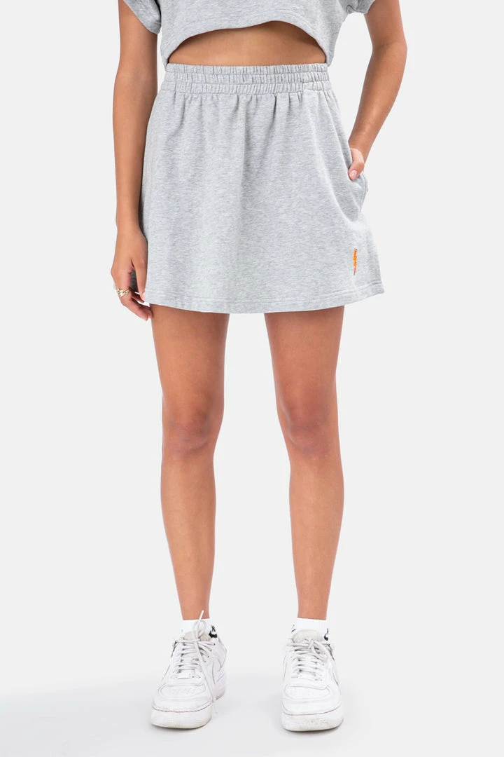 Buy โค๏ธ Adika Lit Embroidery Jersey ๐ Skirt โ 2 Adika Lit Embroidery Jersey Skirt