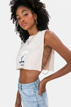 Adika DESTRUCTIVE Chain Detail Crop Top OUTLET