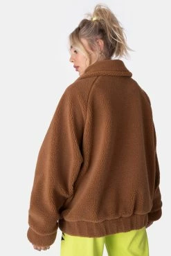 Adika Yogi Oversize Teddy Jacket