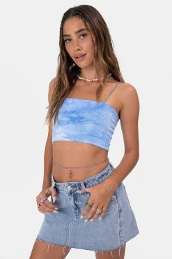 Flash Sale ๐ Adika Mitchell Tie-Dye Crop Top OUTLET โญ 7 Adika Mitchell Tie-Dye Crop Top OUTLET