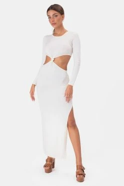 Adika Clothing Campbell Cut-Out Knitted Maxi Dress