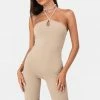 Adika OUTLET Savanah Halter Biker Unitard